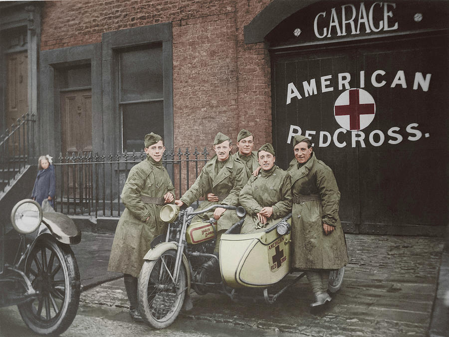 American Red Cross Unit In Great Photograph by Stocktrek Images