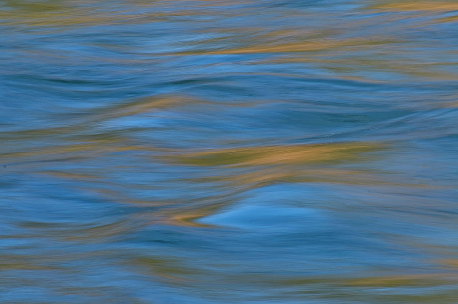 American River Abstract Photograph by Sherri Meyer