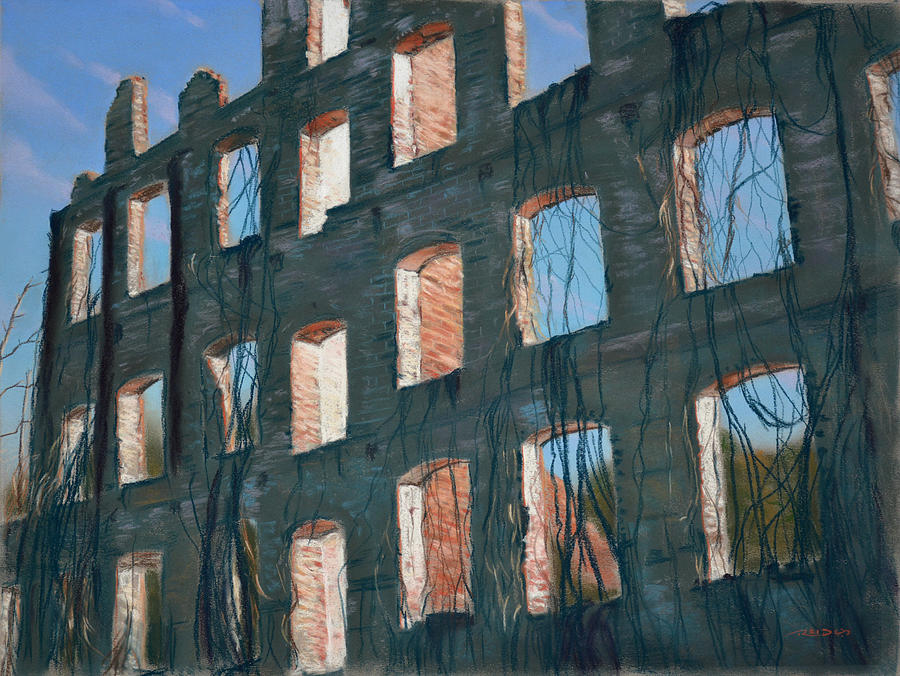 Architecture Painting - American Ruins by Christopher Reid