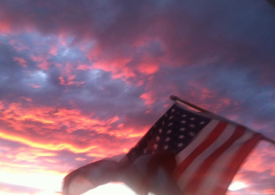 American Sunset Photograph by Jennifer Lake