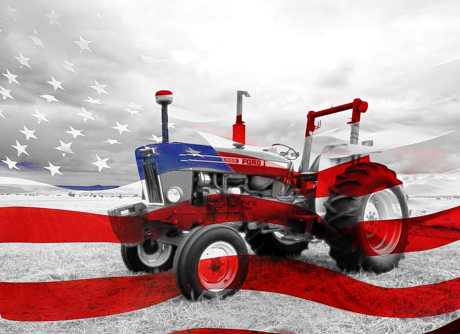 American Tractor Photograph by Steve McKinzie