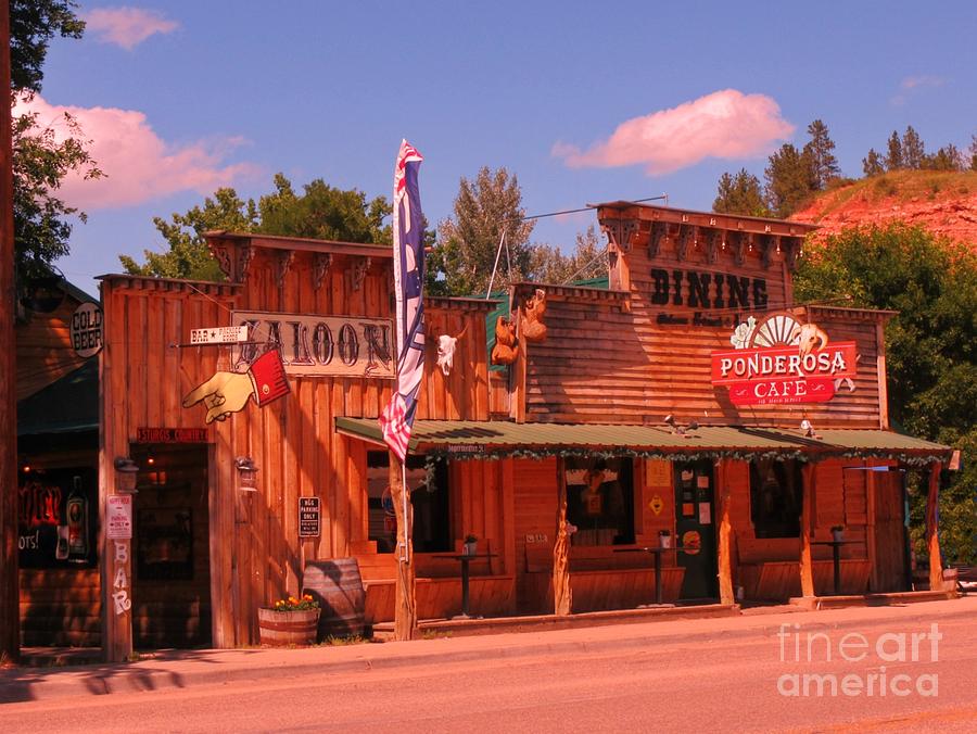 Rustic American West Rest Stop Painting by John Malone - Fine Art America