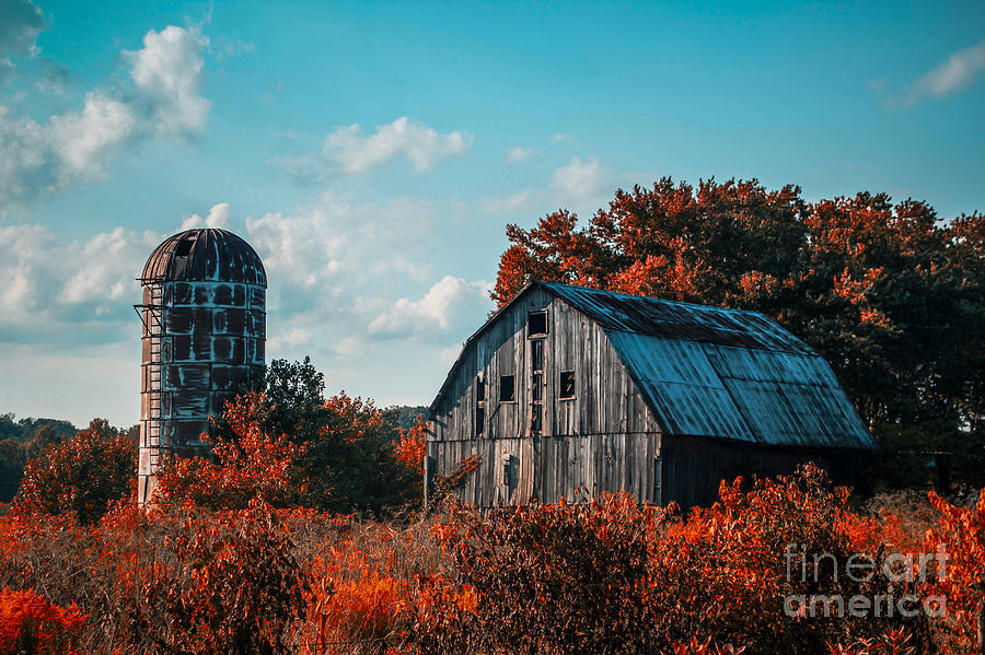 Old Barns Photograph - Americana by Jim McCain