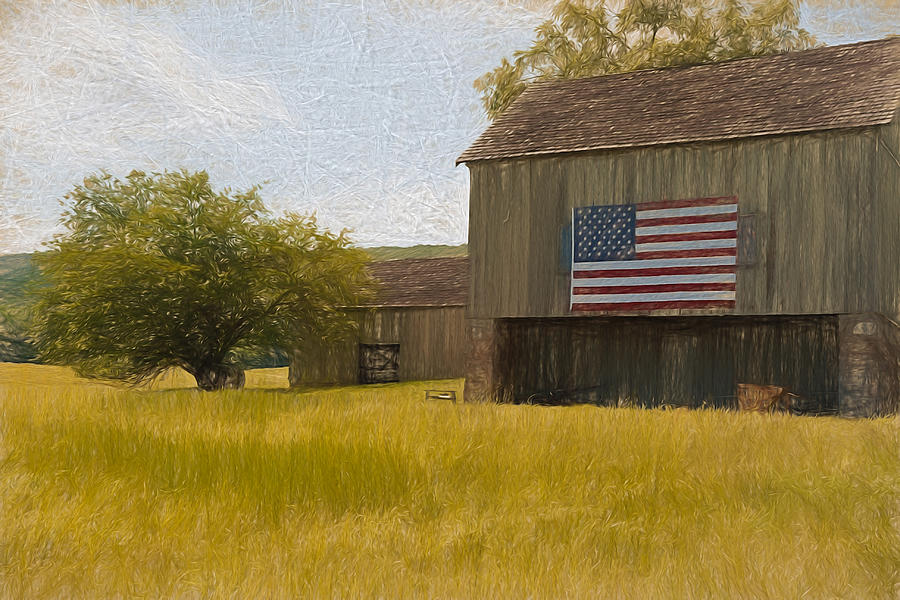 Barn Photograph - Americana by Kim Hojnacki