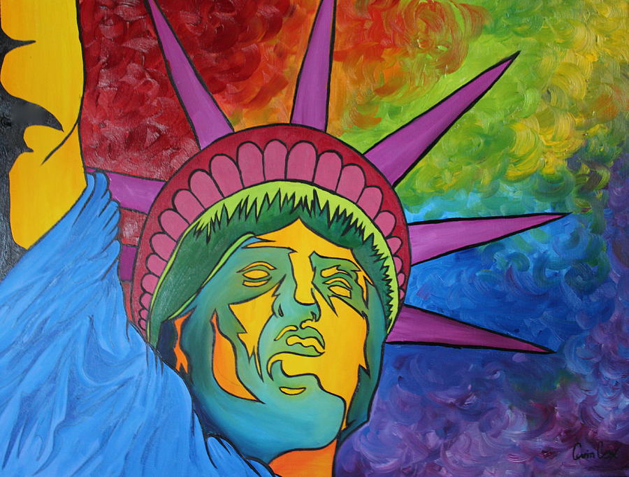 Americas Bright Future Painting By Cevin Cox