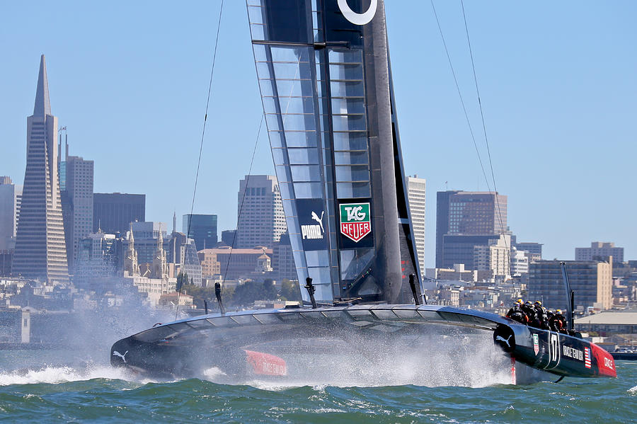 Americas Cup Oracle Photograph by Steven Lapkin