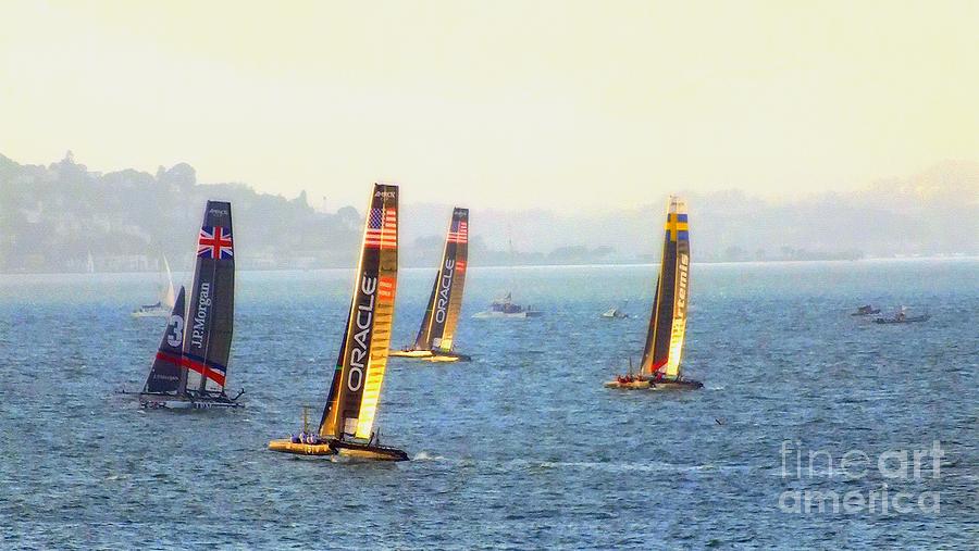 Americas Cup Races III Photograph by Scott Cameron