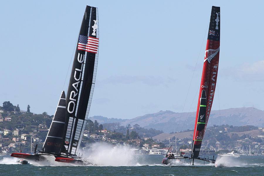 Americas Cup SF Bay Photograph by Steven Lapkin