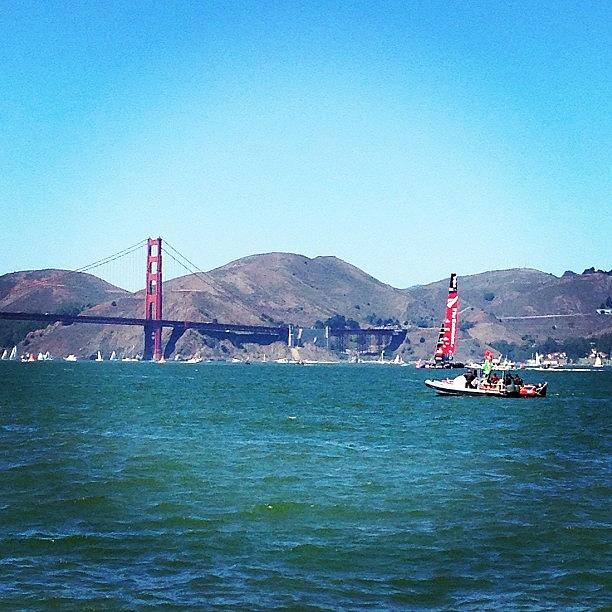 Americas Cup Sf Photograph by Yannick Guillerm