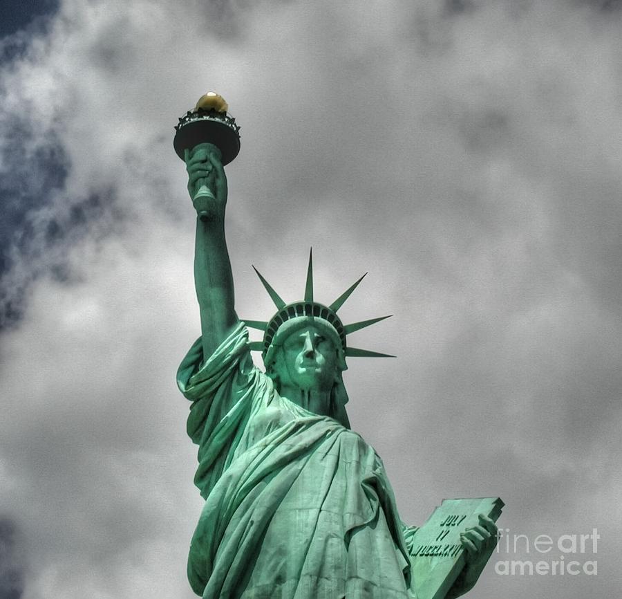 New York City Photograph - Americas Lady Liberty by Tap On Photo