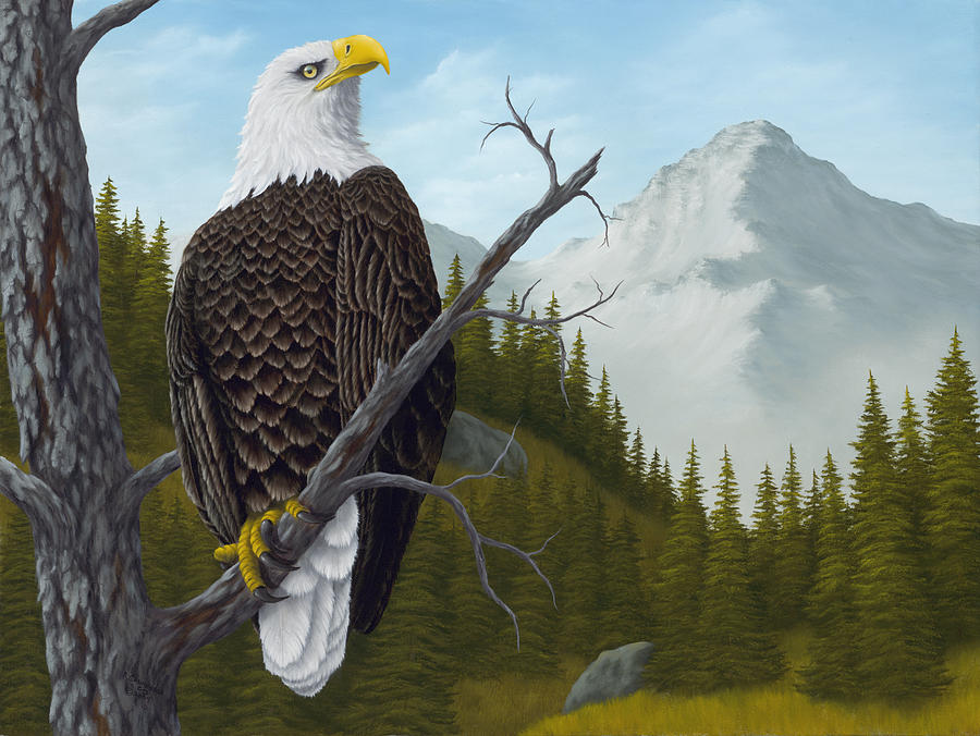 Animal Painting - Americas Pride by Rick Bainbridge