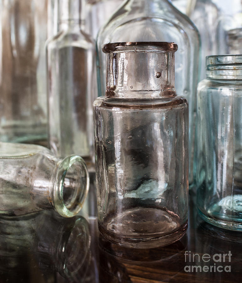 Amethyst Bottle Photograph by Arlene Carmel