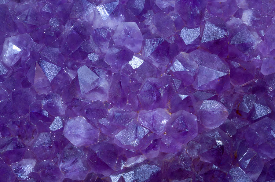 Amethyst Crystal Stone Detail Photograph by Pablo Romero | Fine Art America