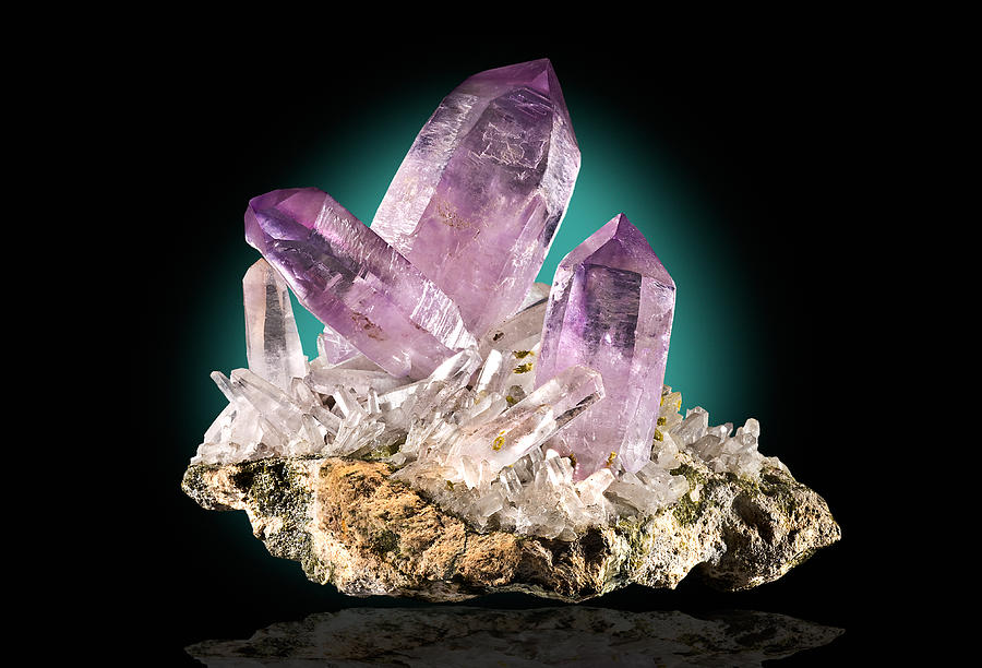 Amethyst Photograph by E.r. Degginger