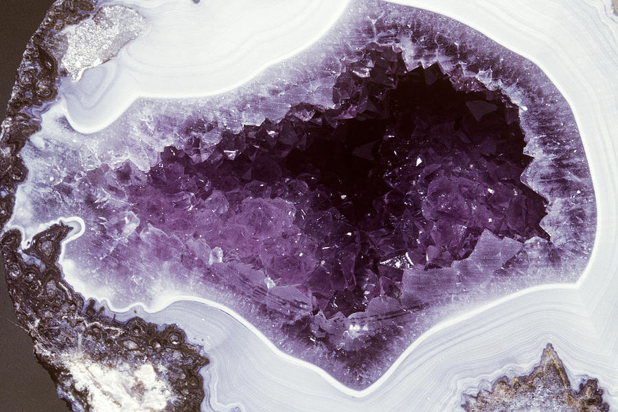 Amethyst Geode Photograph by Louise K Broman
