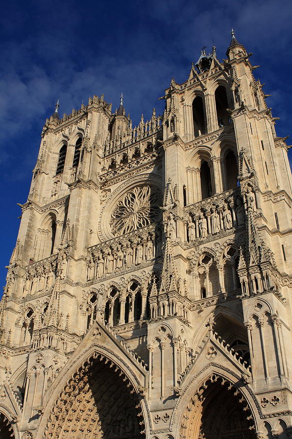 Architecture Photograph - Amiens Cathedral France by Aidan Moran