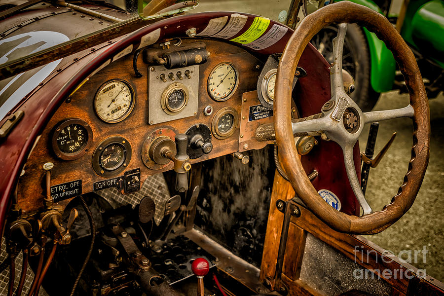 Vintage Photograph - Amilcar Riley Special  by Adrian Evans