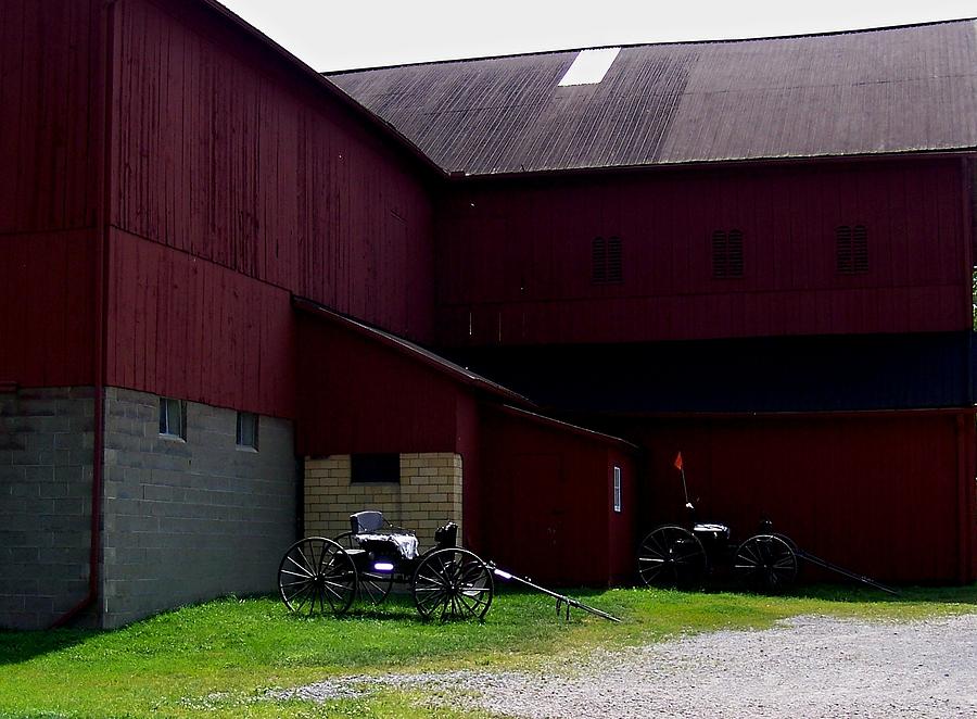 Amish Barn Ohio Photograph by Marysue Ryan