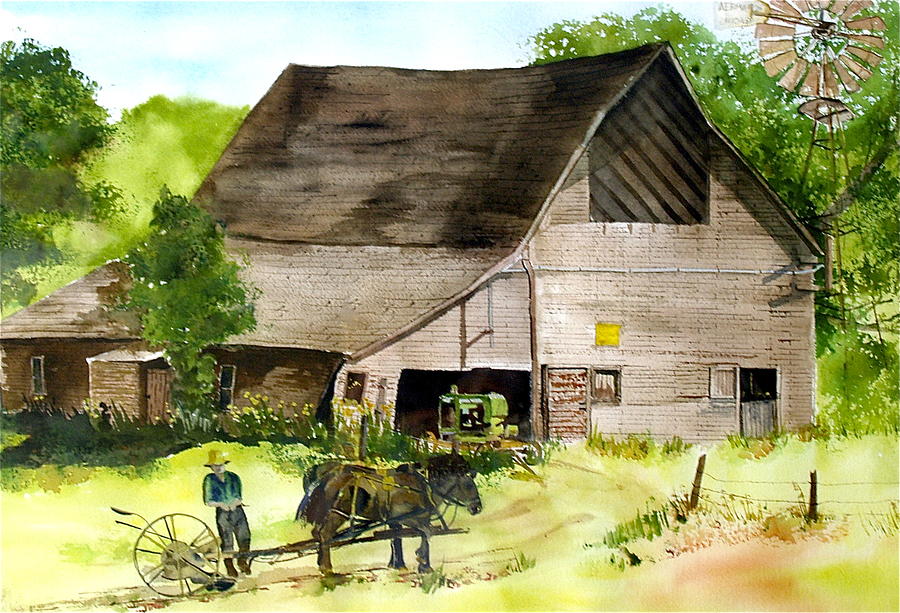 Amish Barn Painting