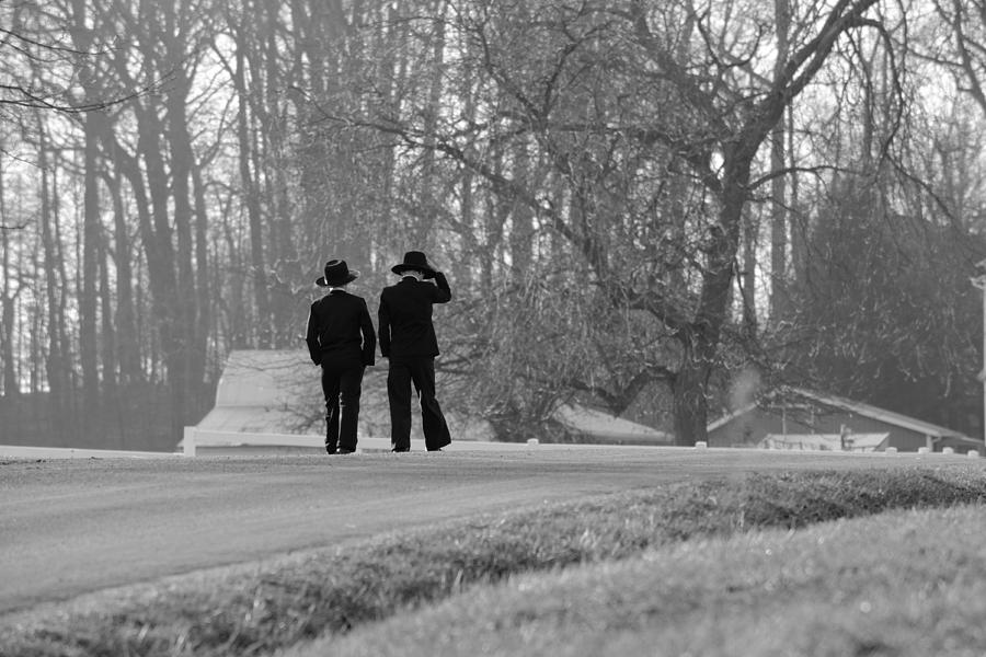 Amish Boys Photograph by Ann Bridges