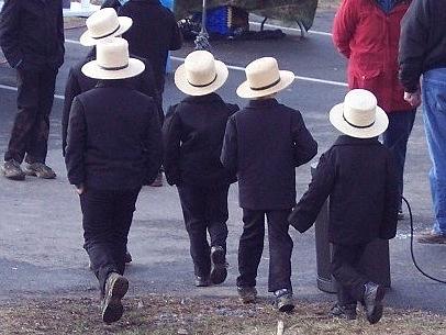 Amish Boys  Photograph by Beth Wiseman