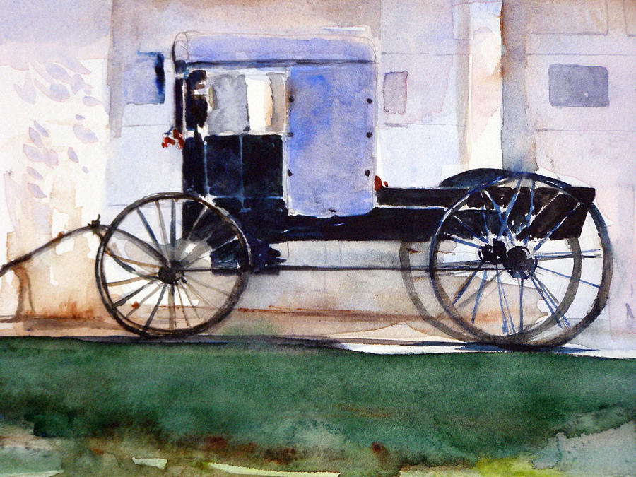 Amish Buggy Painting by Rose Sinatra - Fine Art America