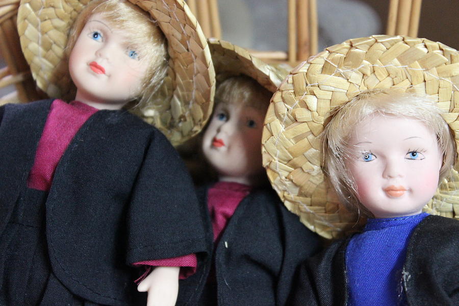 Amish Dolls Photograph by Jewels Hamrick