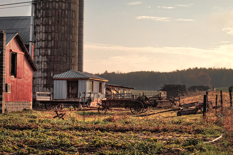 Amish Farm Photograph by Richard Gregurich