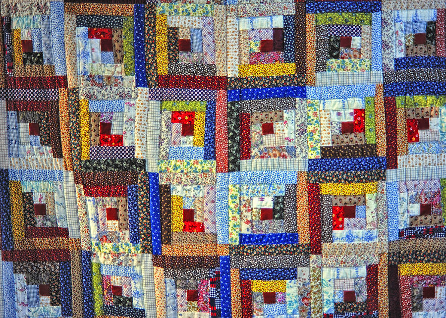 Pattern Photograph - Amish Quilt by Wendell Thompson