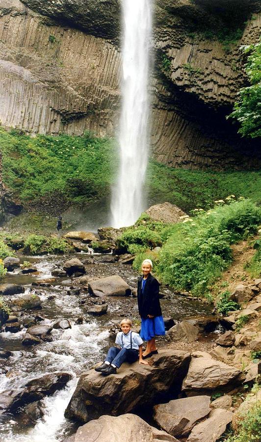 Waterfall Photograph - Amish vacation by Debra Kaye McKrill
