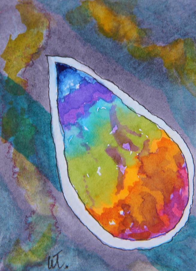 Ammolite Rainbow 2 Painting by Warren Thompson
