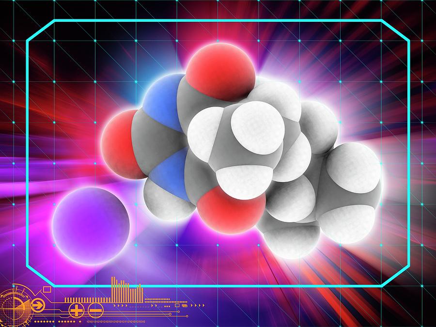 Amobarbital Sodium Drug Molecule Photograph by Laguna Design/science ...