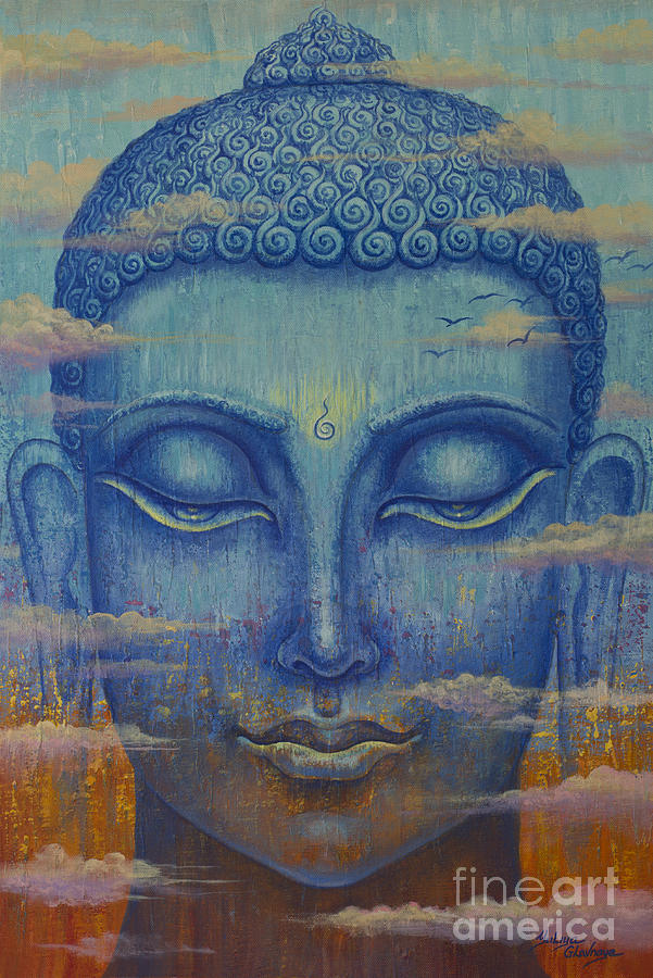 Avatar Painting - Among the clouds by Yuliya Glavnaya