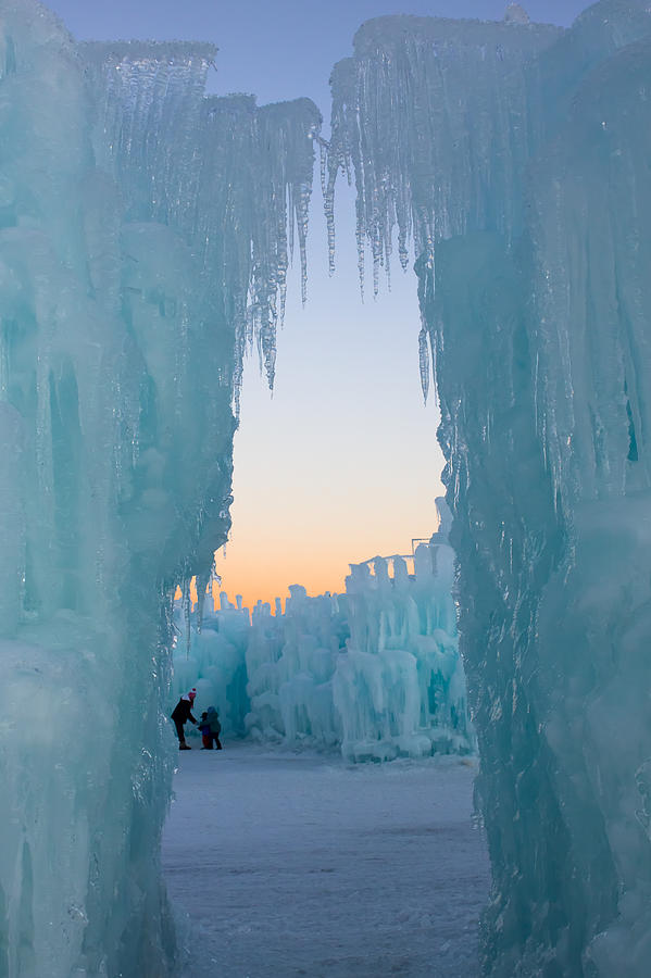Among The Ice Walls Photograph by Christie Kowalski