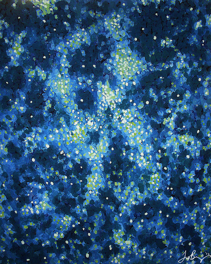 Stars Painting - Among the Stars by Timothy Benz Stars Painting - Among the Stars by Timothy Benz