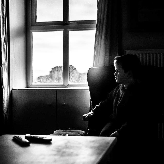 Boy Photograph - Amos, In The Window Light by Aleck Cartwright