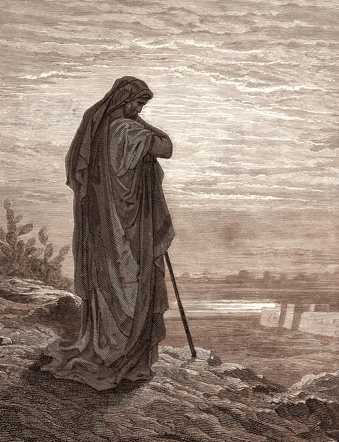 Amos The Prophet, By Gustave DorÉ. Dore Drawing by Litz Collection ...