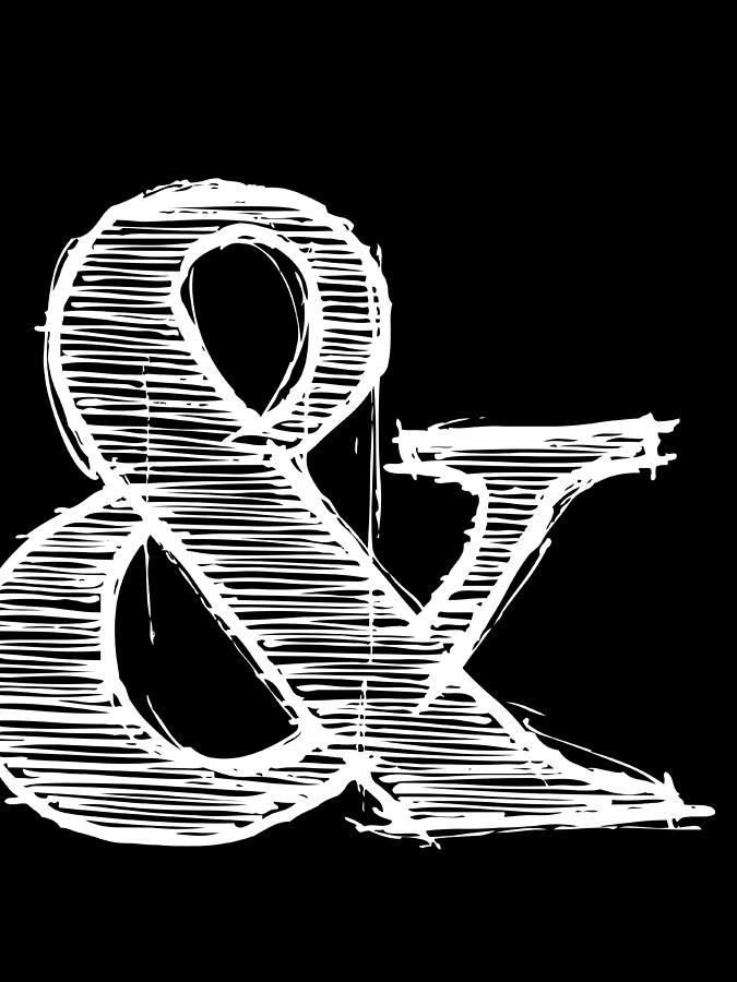Motivational Digital Art - Ampersand Poster 2 by Naxart Studio Motivational Digital Art - Ampersand Poster 2 by Naxart Studio