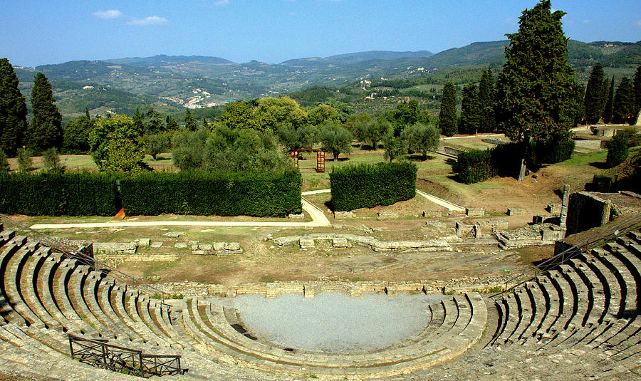 Amphitheater in Fiesole Italy Photograph by Caroline Stella