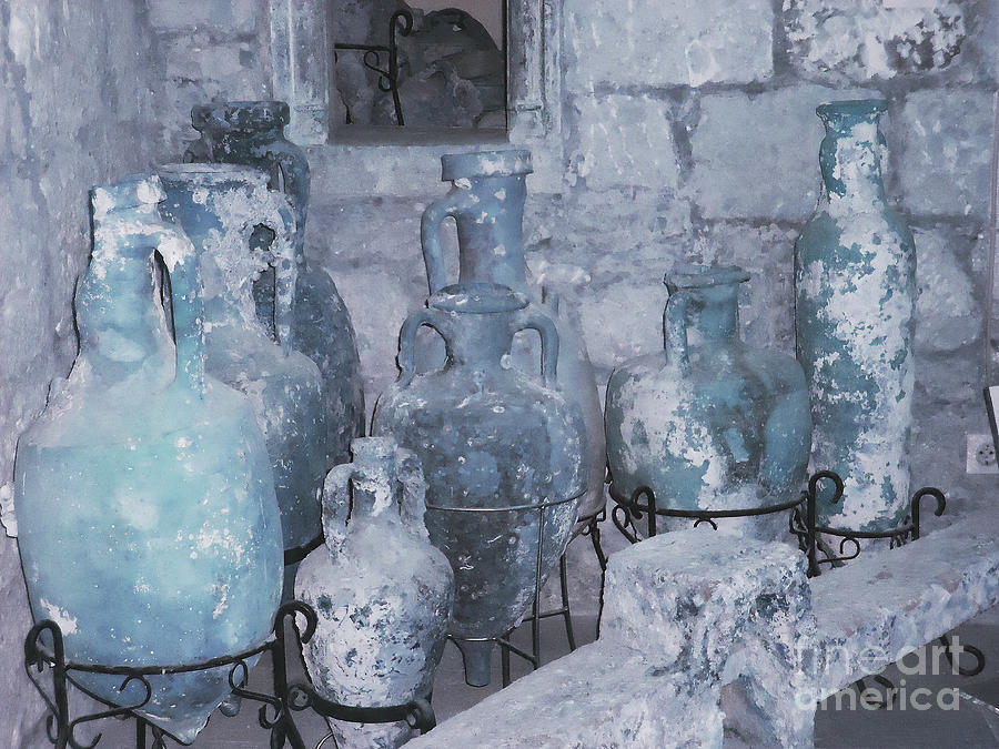 Amphora in Blue Photograph by Ann Johndro-Collins