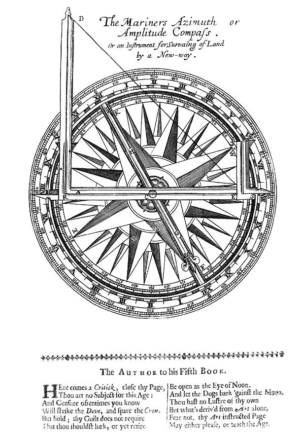 Amplitude Compass Photograph by Royal Astronomical Society/science Photo Library