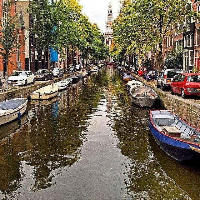 Canal Photograph - Amsterdam ... The World Heritage Of by Maritha Graph