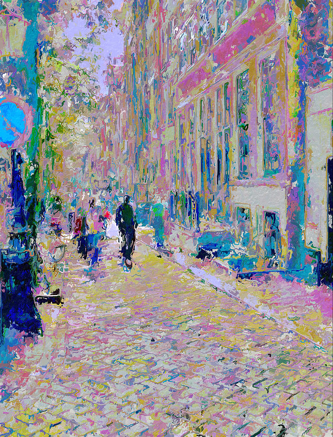 Amsterdam abstract walk Digital Art by Yury Malkov