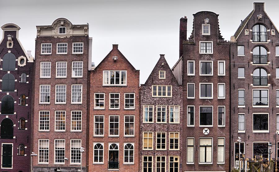 Amsterdam apartments Photograph by Mick Flynn