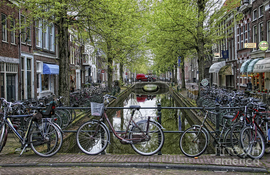 Amsterdam Bicycles Photograph by Timothy Hacker