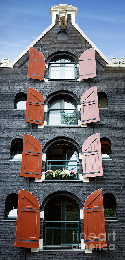 Amsterdam building Photograph by Jane Rix
