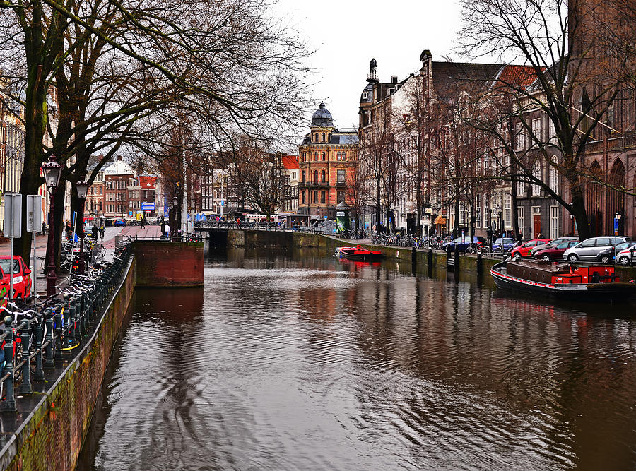 Amsterdam Canal Photograph by Elvis Vaughn