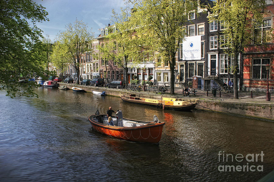 Amsterdam Canal Photograph by Timothy Hacker
