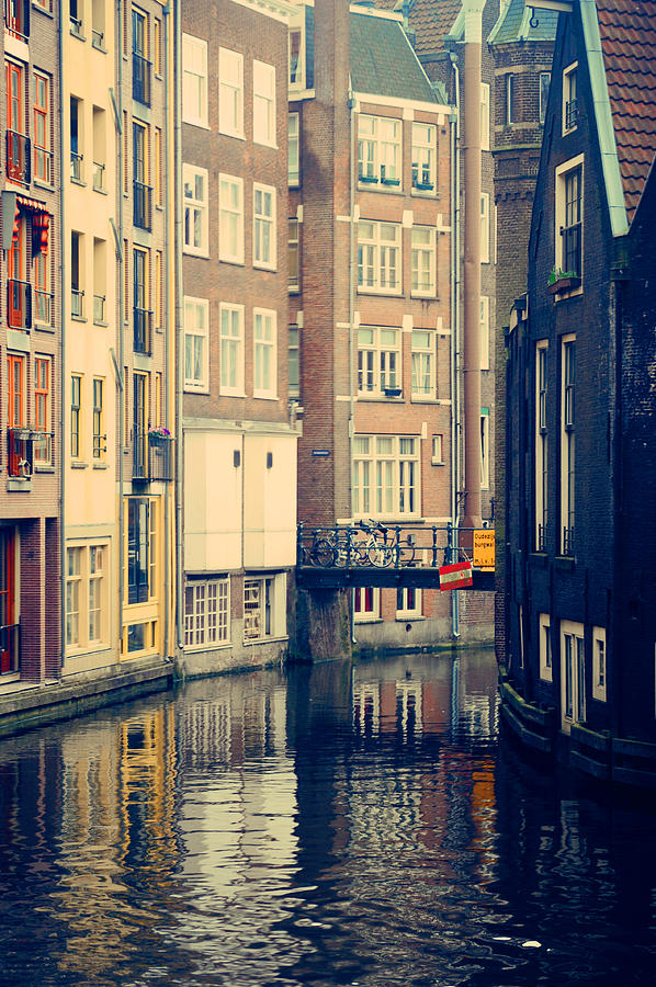 Amsterdam Canals  Photograph by Jenny Rainbow