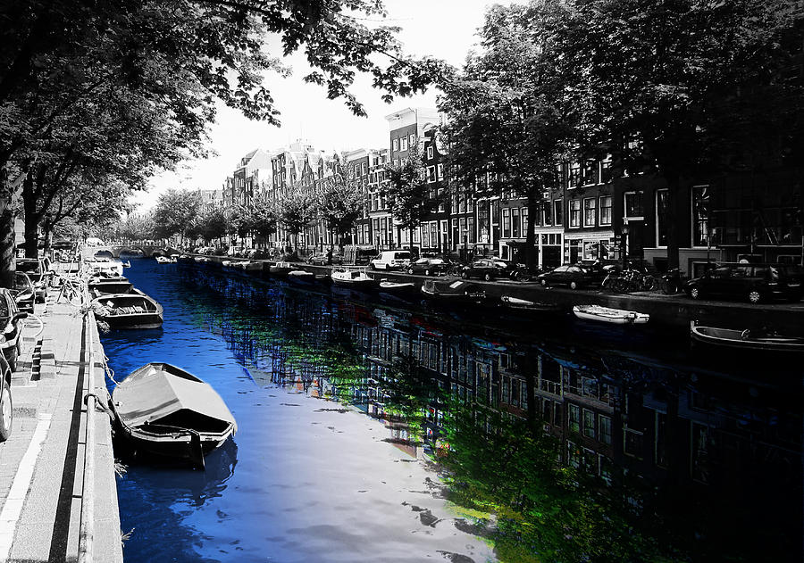 Amsterdam Photograph - Amsterdam Colorsplash by Nicklas Gustafsson